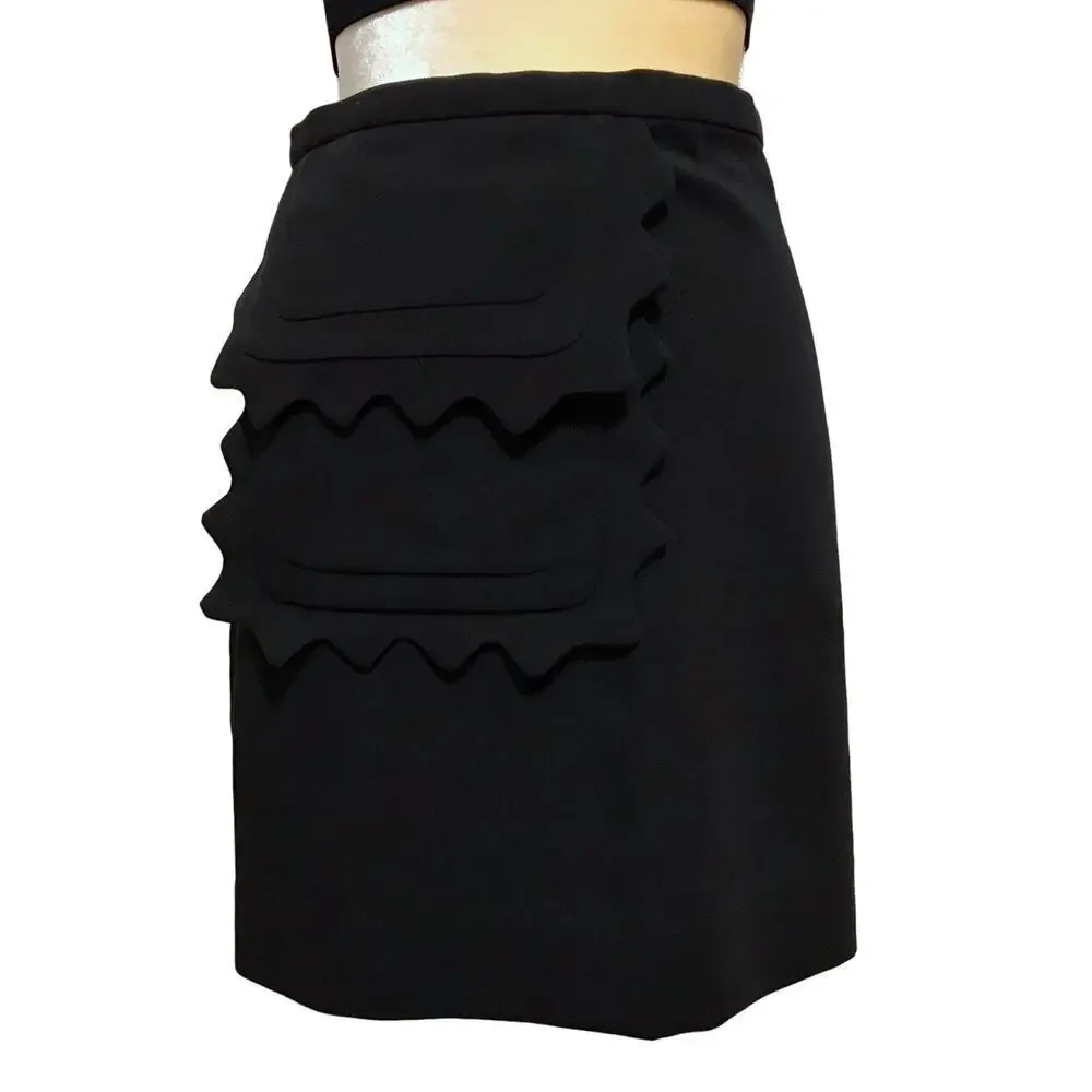 Victoria Beckham for Target NWOT Black Mini Skirt Women L